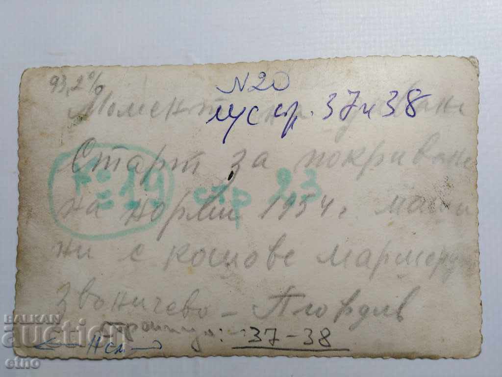 Δημοπρασία ΠΑΛΑΙΑ ΦΩΤΟΓΡΑΦΙΑ-1954. MOTOR, μοτοσικλέτες, διαγωνισμός ZVANICHEVO-PLOVDIV