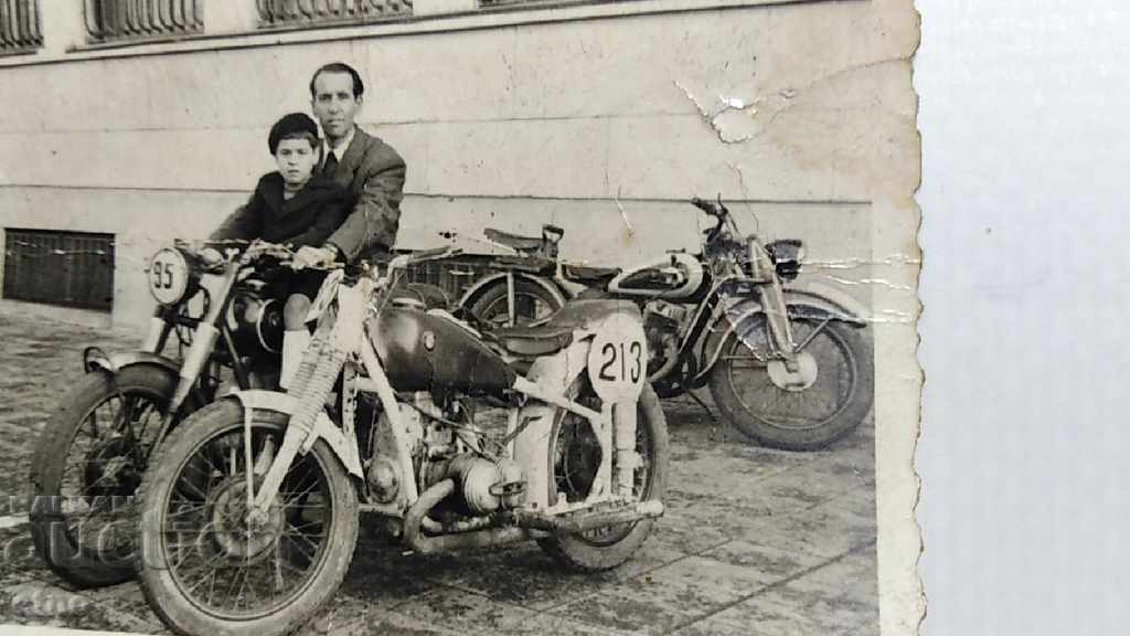 OLD PHOTO-MOTORCYCLE, motorcycles, competition - PLOVDIV