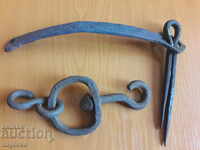 Old forged latch, latch for a gate