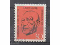 1968. GFR. Έκδοση μνήμης για τον Konrad Adenauer.