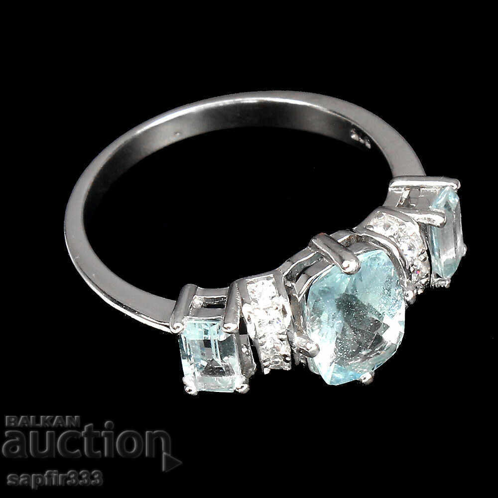 Auction CHICOSE LUXURY DESIGNER RING AQUAMARINI Auction CHICOSE LUXURY DESIGNER RING AQUAMARINI
