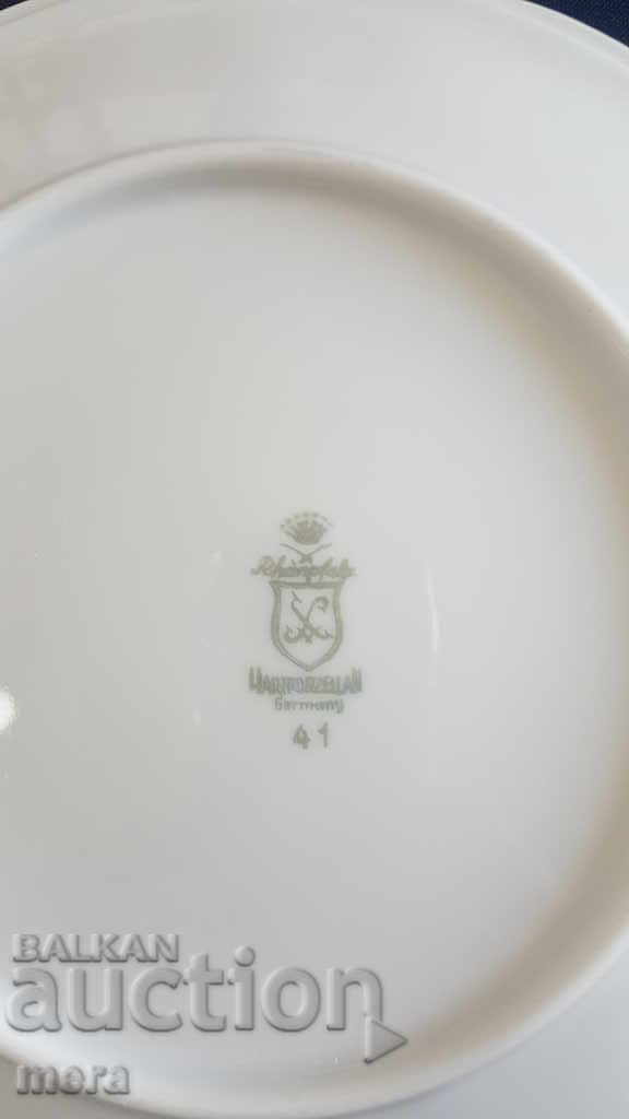 Placă germană de colecție de porțelan - 5