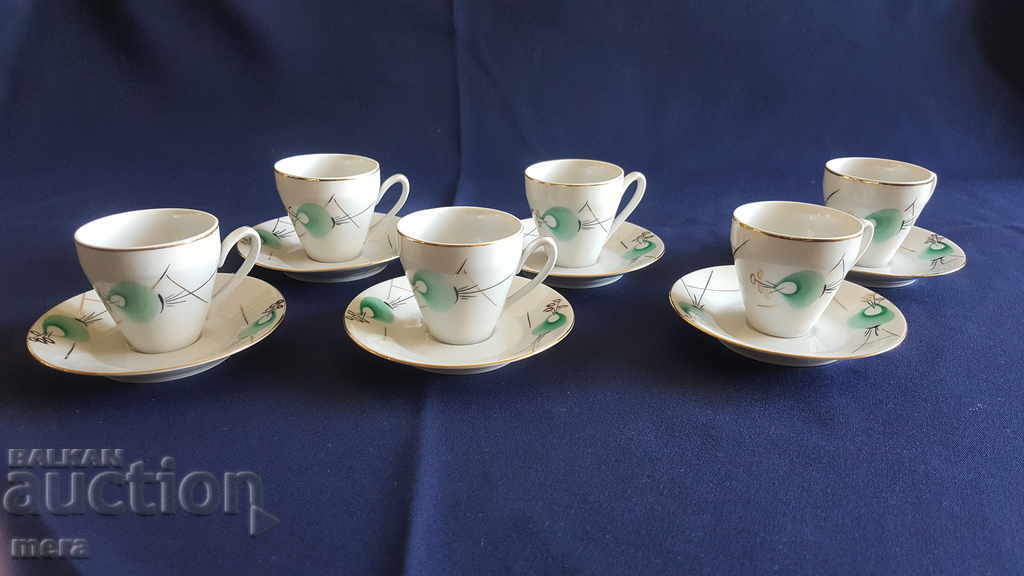 Old porcelain coffee set - "Isis"