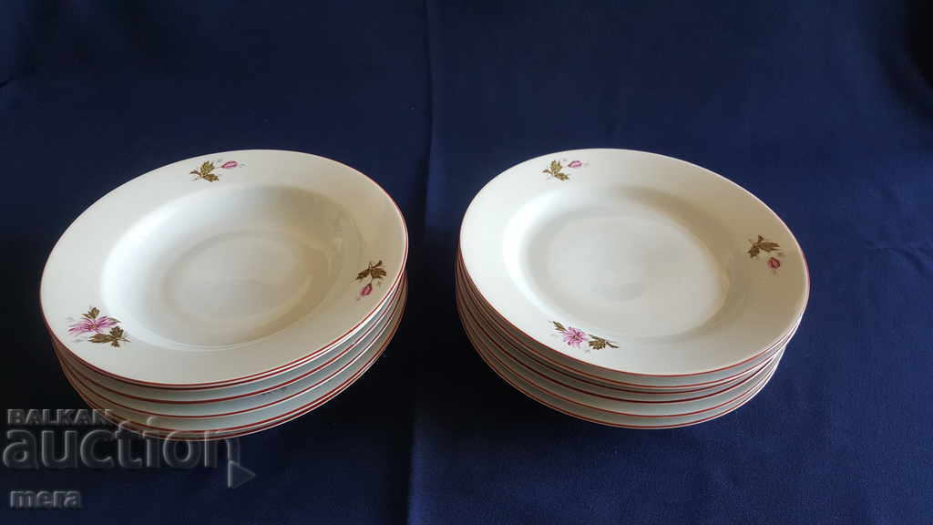 Porcelain feeding plates - Mallow - "Wrist" New market