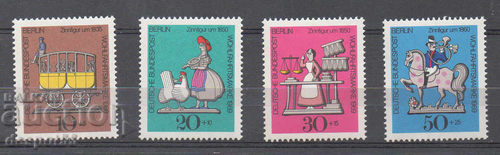 1969. Берлин. Благотворителни марки.