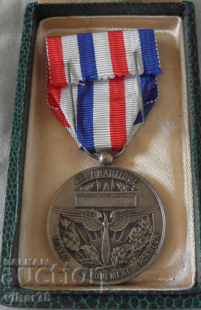 Παράδοση Γαλλικό μετάλλιο με κουτί