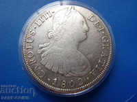 Bolivia 8 Real 1802 PTS PLP 27.2gr. Foarte rar original