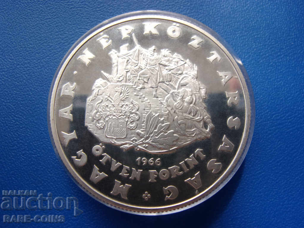 Hungary 50 Forint 1966 UNC PROOF Very Rare Original