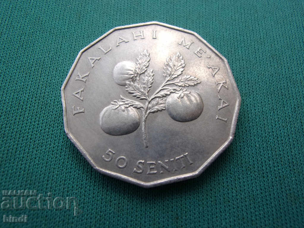 Tonga 50 Seniti 1994 F.A.O. cu preț € 7.67 | 15.00 BGN