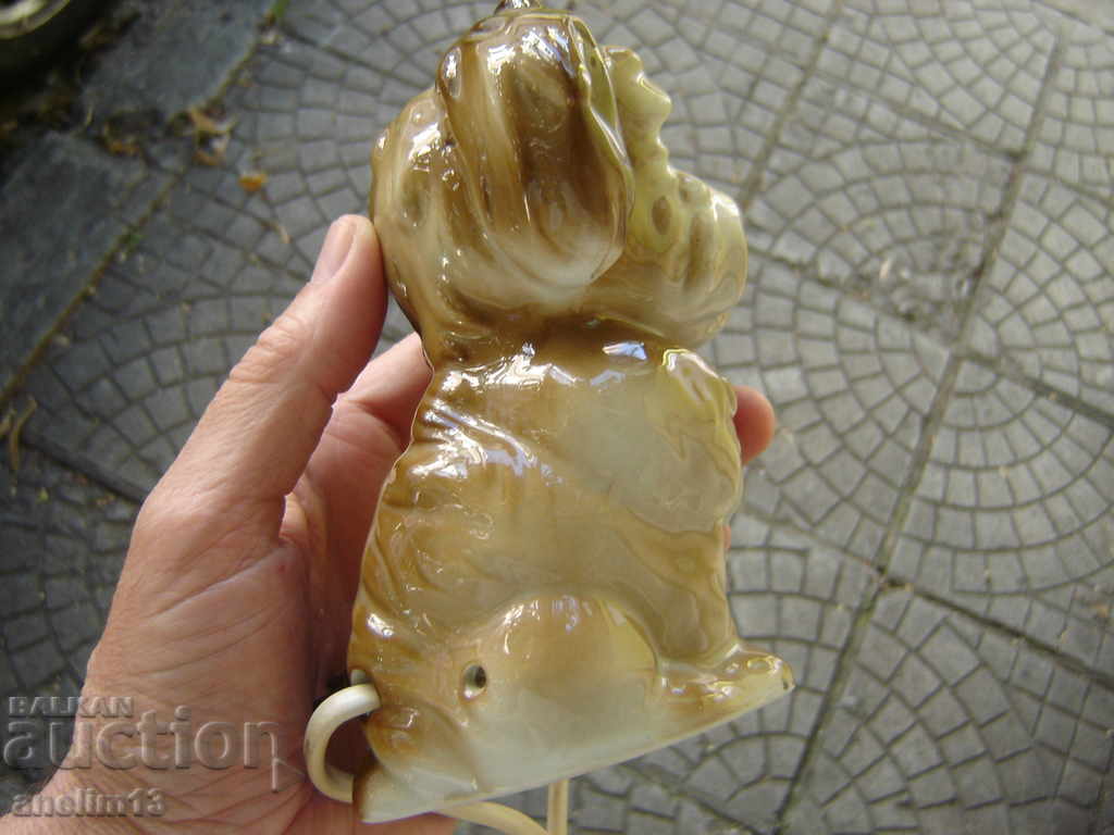 Delivery of OLD PORCELAIN NIGHT LAMP GDR GDR DOG Delivery of OLD PORCELAIN NIGHT LAMP GDR GDR DOG