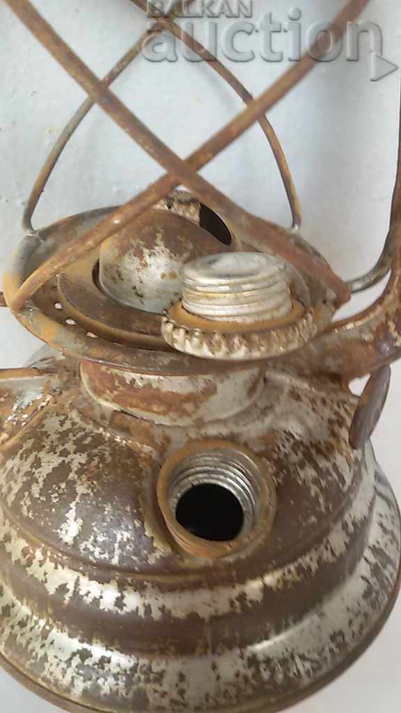 Auction an ancient German lantern Auction an ancient German lantern