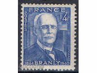 1944. Франция. 100 г. от рождението на Ед. Бранли, физик.