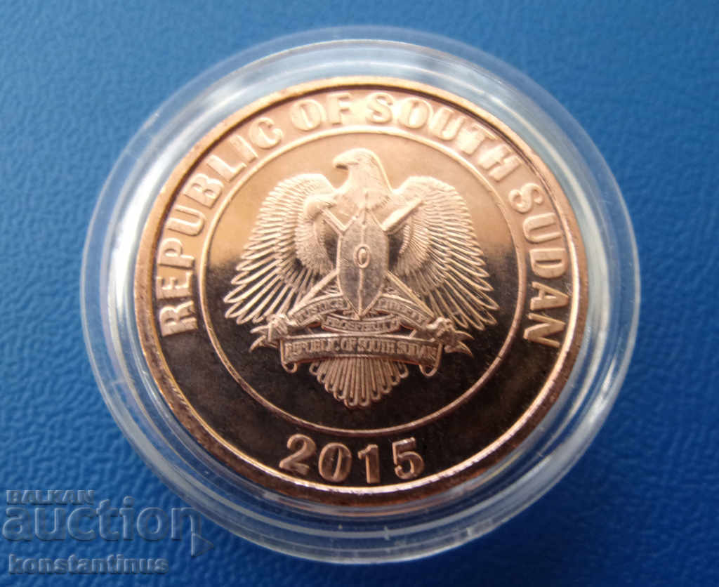 Южен Судан  10  Пиастер  2015  UNC PROOF  Rare