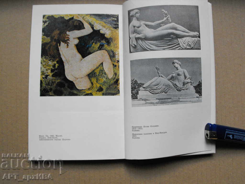 Auction  Conversations with Mayol / in Russian /. "Art".