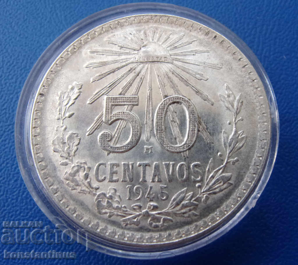 Μεξικό 50 Centavo 1945 UNC Rare