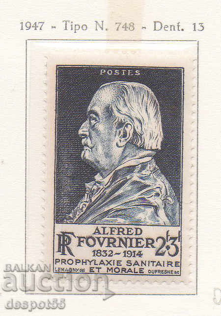 1947. France. Alfred Forner, doctor.