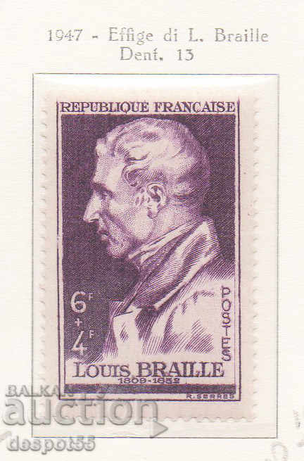 1948. Franța. Louis Braille.