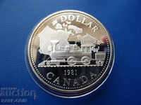 RS (30) Canada 1 dolar 1981 UNC PROOF Rare