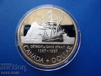 RS (30) Canada 1 Dollar 1987 UNC PROOF Rare