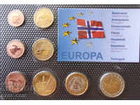 RS (30) Norway Poben Set Euro 2004 UNC Rare
