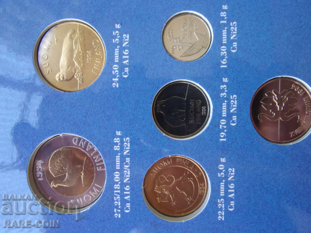 RS (30) Finland Set 1994 / I UNC Rare - 6 RS (30) Finland Set 1994 / I UNC Rare - 6