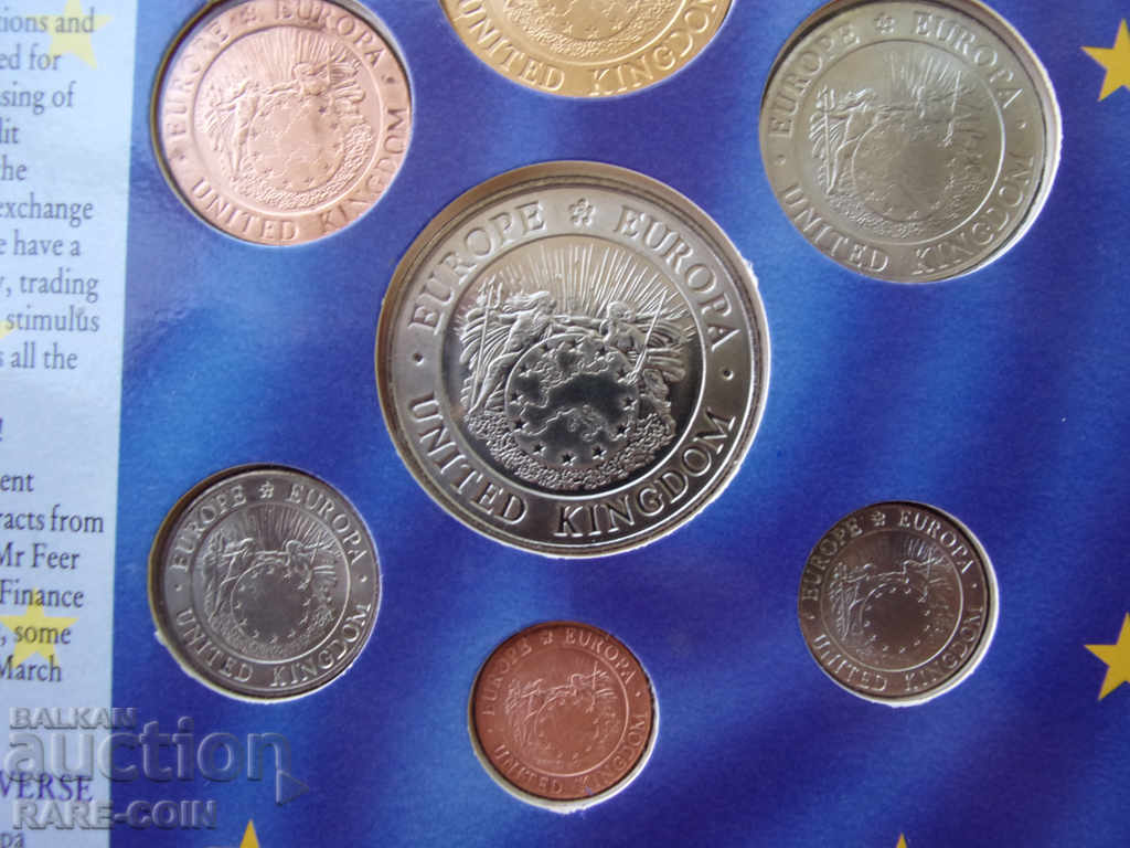 RS (30) Anglia ECU Set 1992 UNC Rare - 6