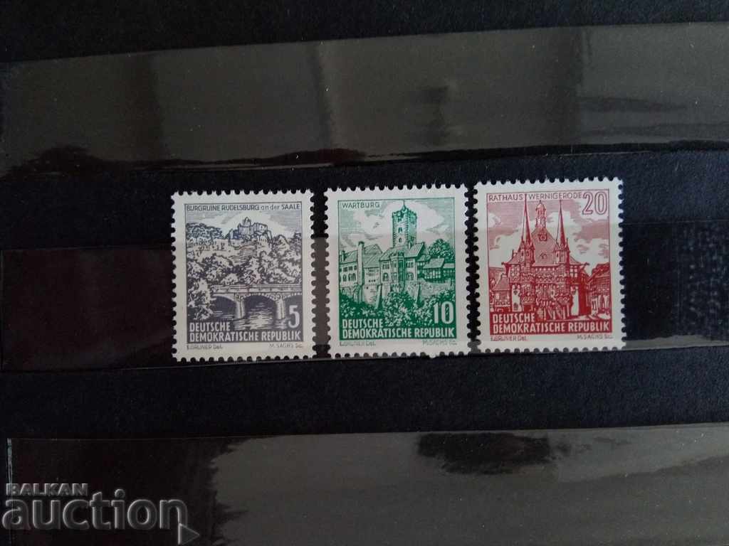 DDR East Germany №835 / 37 from 1961 architectural achievements with price 1.00 BGN | € 0.51 DDR East Germany №835 / 37 from 1961 architectural achievements with price 1.00 BGN | € 0.51