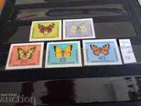 DDR East Germany №1004 / 08 of 6g butterfly fauna