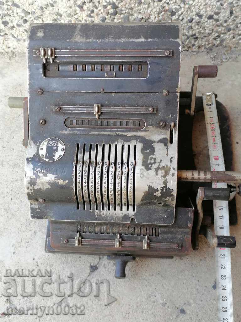 German BRUNSVIGA calculating machine calculator abacus - 5