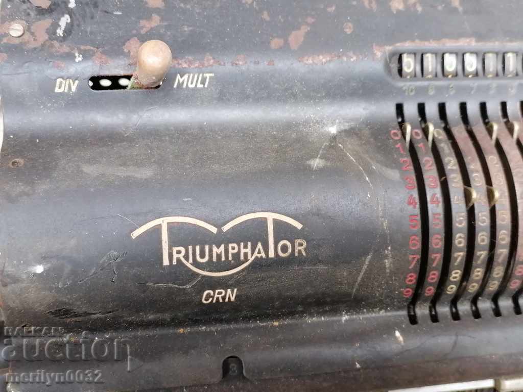 Mașină de calcul germană TRIUMPHATOR calculator numărător cu preț € 128.41 | 251.15 BGN