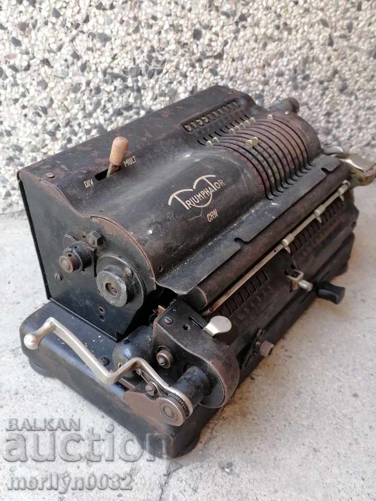 German calculator TRIUMPHATOR calculator abacus - 5 German calculator TRIUMPHATOR calculator abacus - 5