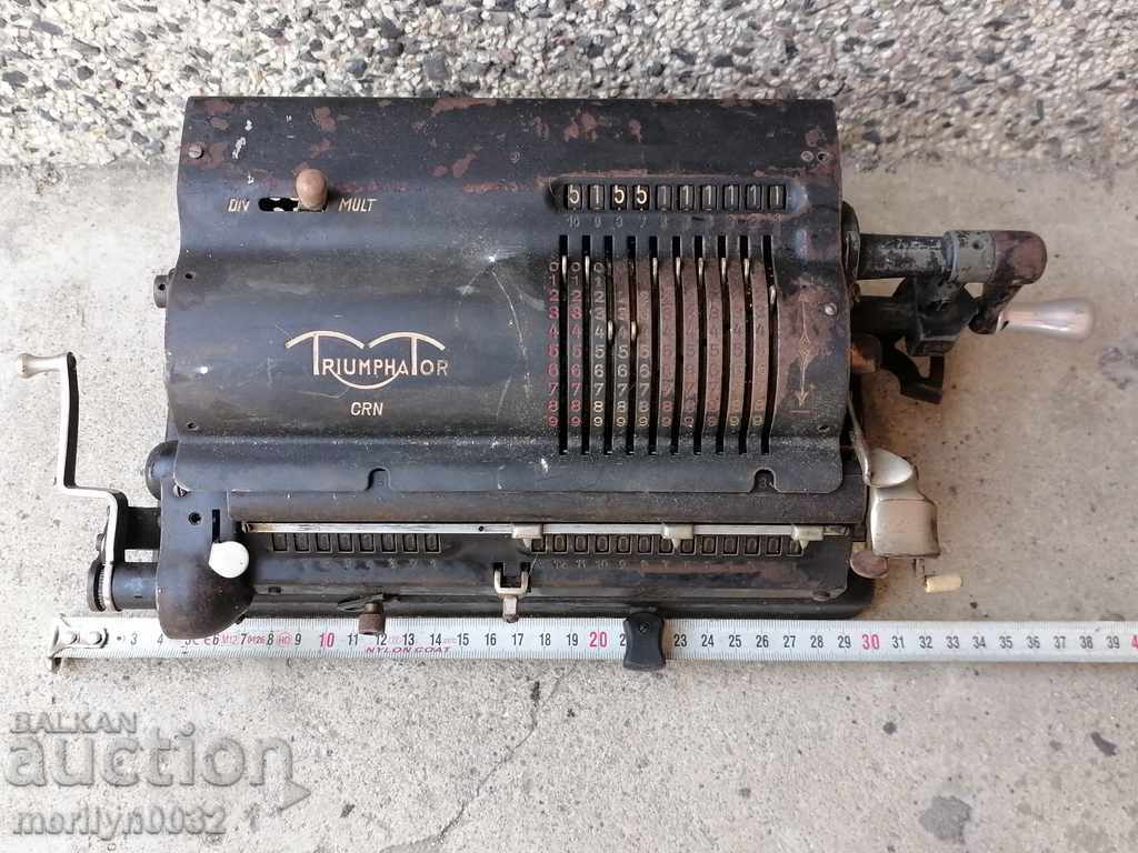 German calculator TRIUMPHATOR calculator abacus - 6 German calculator TRIUMPHATOR calculator abacus - 6