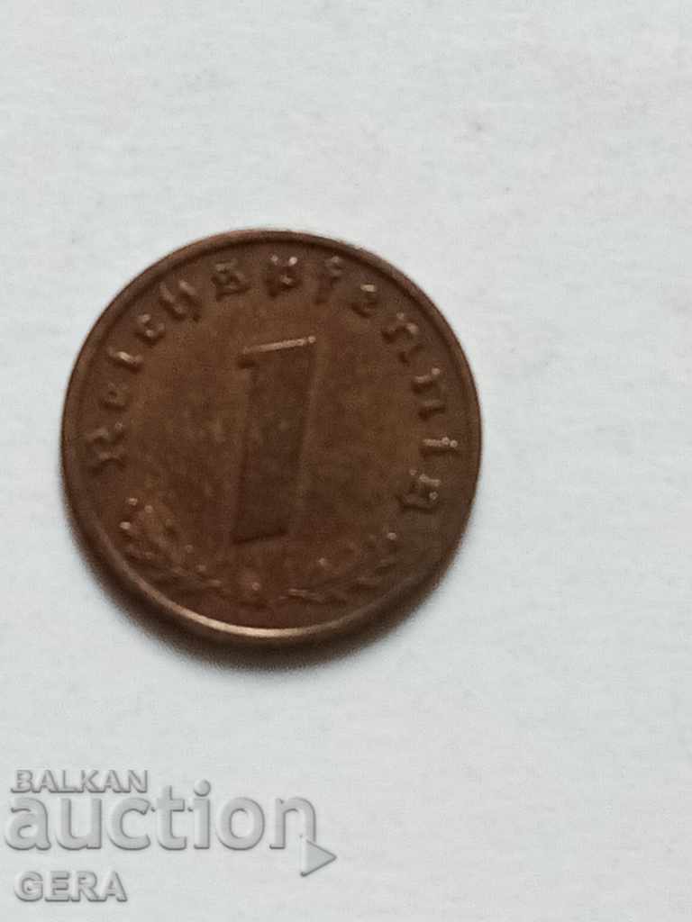 Coin 1 pfenni Germany