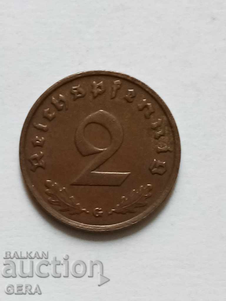 Coin 2 pfenni Germany