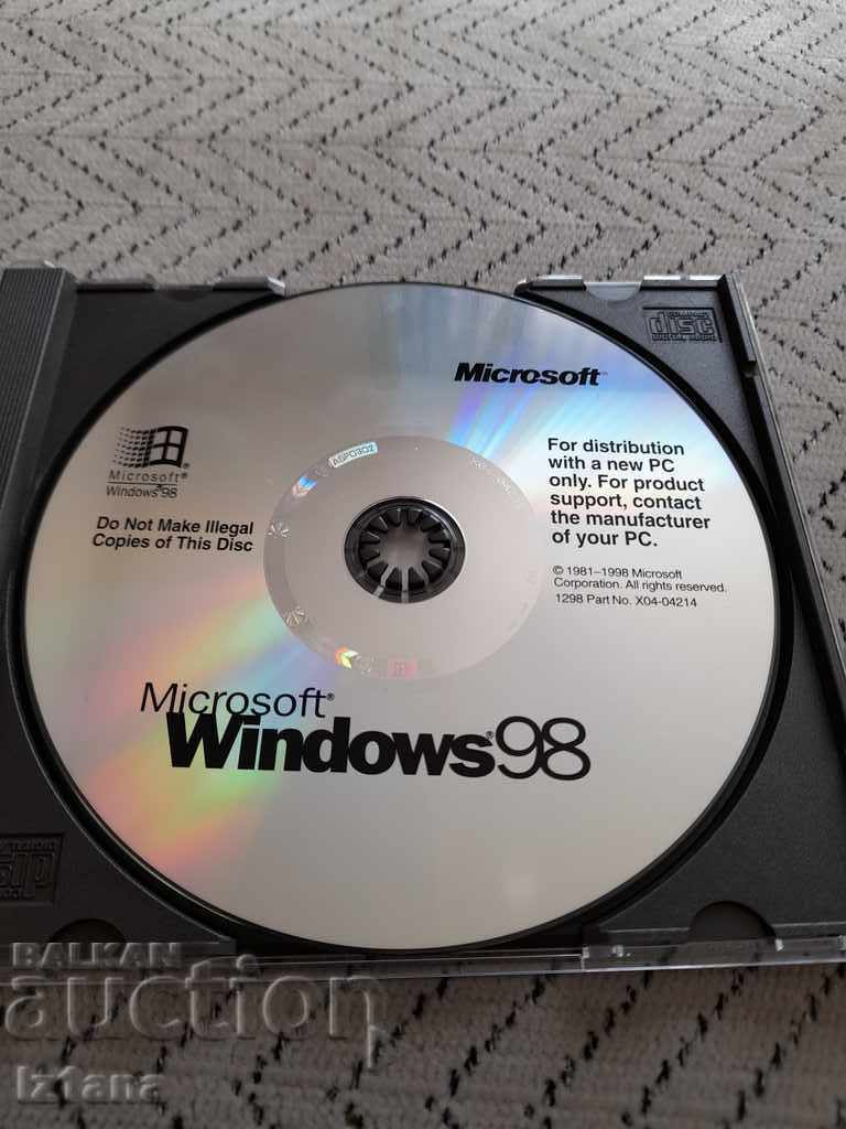CD Windows 98 cu preț 45.00 BGN | € 23.01