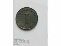 Монета 1 пфени Германия
