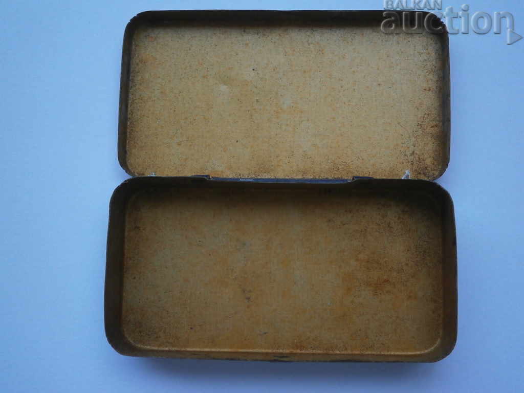 PANFLAVIN BAYER metal small box WW2 WWII - 7