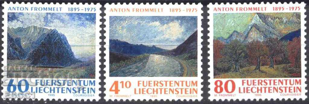 Чисти марки Живопис 1995  от Лихтенщайн