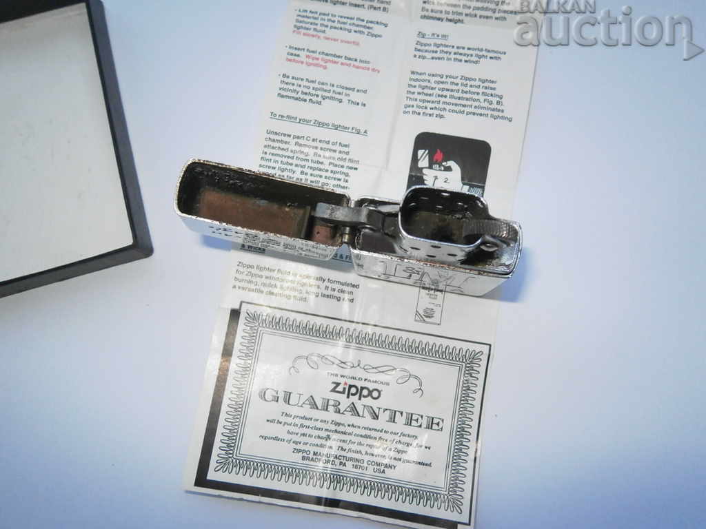 Delivery of American Eagle ZIPPO LM USA ORIGINAL lighter