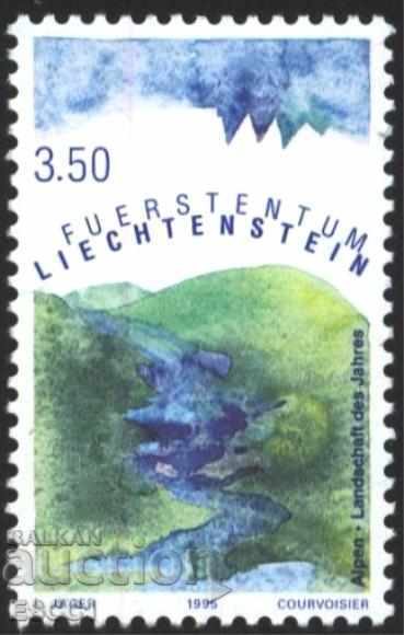 Pure brand Alps - landscape of the year 1995 from Liechtenstein