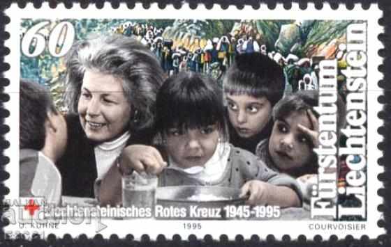 Pure stamp 50 years Red Cross 1995 from Liechtenstein