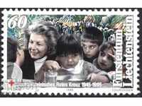 Pure stamp 50 years Red Cross 1995 from Liechtenstein