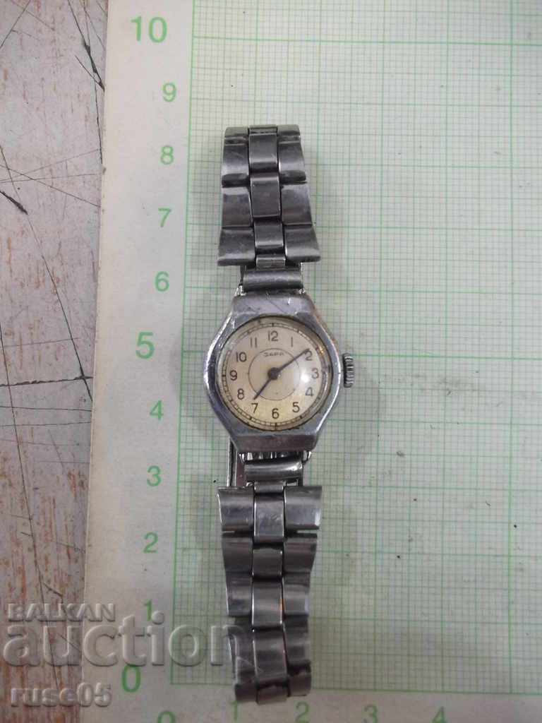 Ceas "ZARYA" ceas de mână mecanic mecanic de lucru sovietic - 7