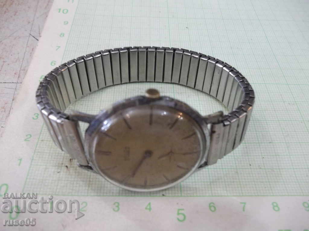 Watch "GOLDA" wristwatch men's mechanical Swiss working - 6