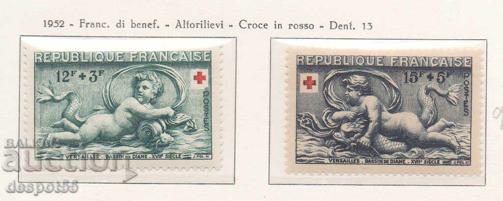 1952. Γαλλία. Ερυθρός Σταυρός.
