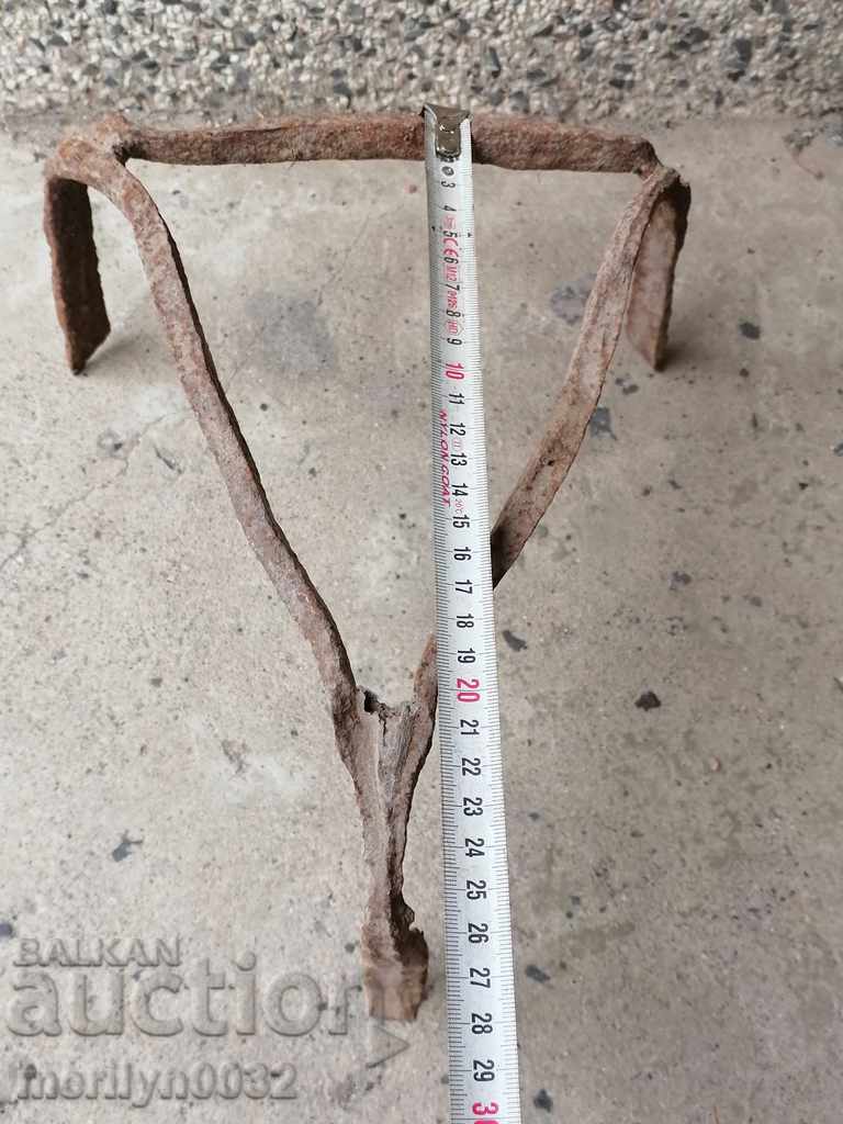 Delivery of An old forged sack, fireplace, grill, wrought iron Delivery of An old forged sack, fireplace, grill, wrought iron