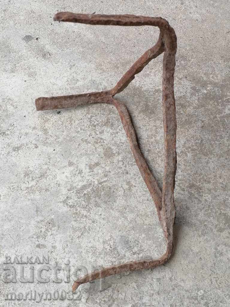 An old forged sack, fireplace, grill, wrought iron - 6 An old forged sack, fireplace, grill, wrought iron - 6