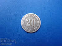RS (31) Germany 20 Pfennig 1874 F Rare