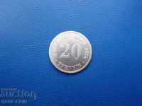 RS (31) Germany 20 Pfennig 1874 G Rare