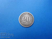 RS (31) Germania 20 Pfennig 1875 H Rare